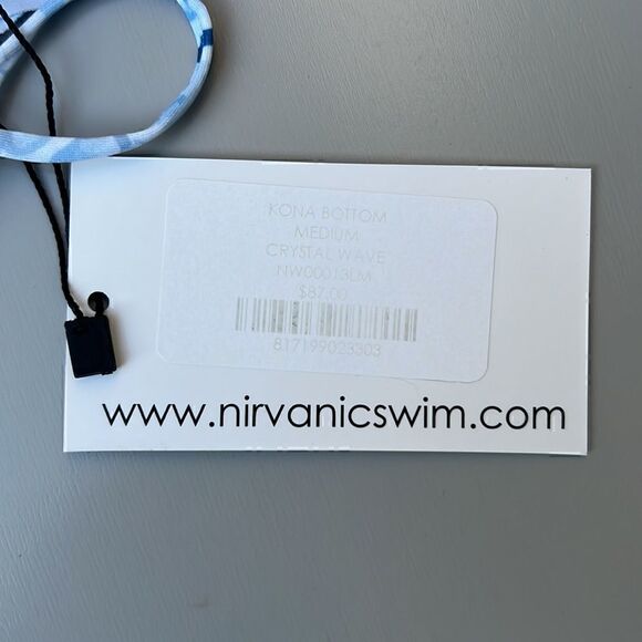 NWT Nirvanic CRYSTAL WAVE ZARA TOP & KONA BOTTOM Swim Set Size M - Picture 5 of 10